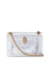 Kurt Geiger Kensington Mini Translucent Vinyl Convertible Crossbody In White