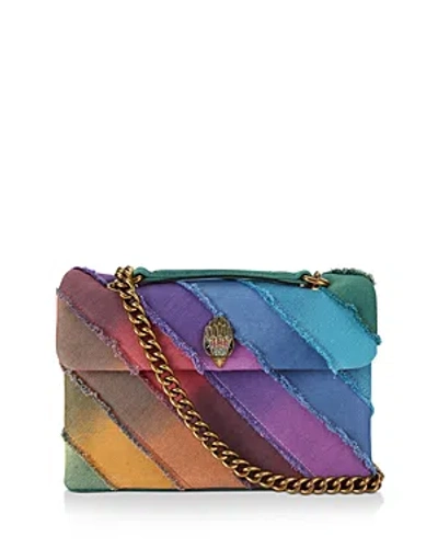 Kurt Geiger Kensington Multicolor Denim Crossbody Bag