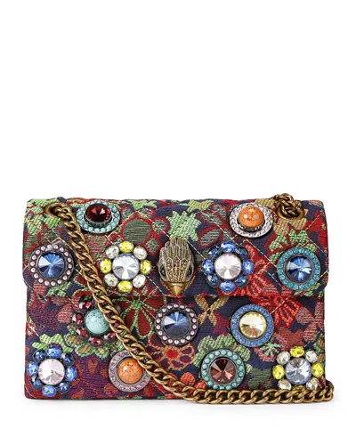 Kurt Geiger Kensington Octavia Embellished Crossbody In Multi