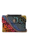 Kurt Geiger Kensington Patchwork Shoulder Bag In Multi