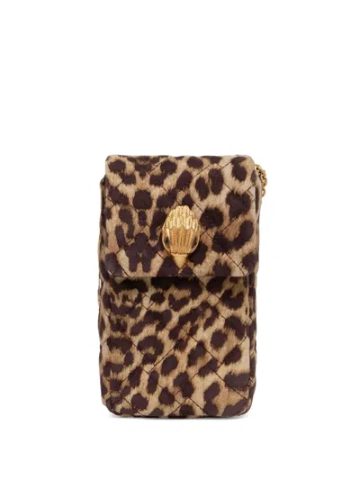 Kurt Geiger Kensington Phone Cross Body Bag In Brown