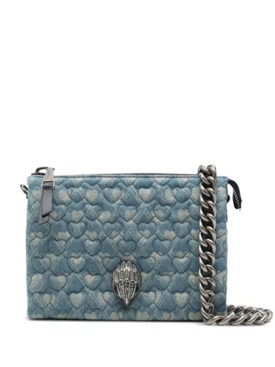 Kurt Geiger Kensington Puff Heart Quilted Shoulder Bag In White