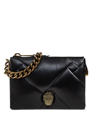Kurt Geiger Kensington Puff Quilted Shoulder Bag In Black