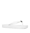 Kurt Geiger Kensington Q Flip Flops In Beige