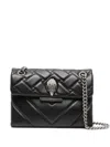 Kurt Geiger Kensington Quilted Chain Crossbody Bag In Black