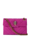 Kurt Geiger London Micro Kensington Quilted Convertible Crossbody Bag In Pink