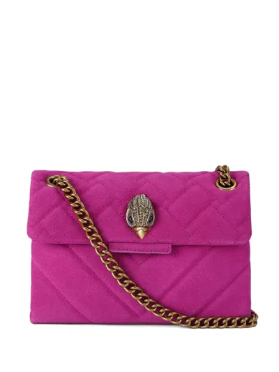 Kurt Geiger Kensington Quilted Chain Shoulder Bag In Pink