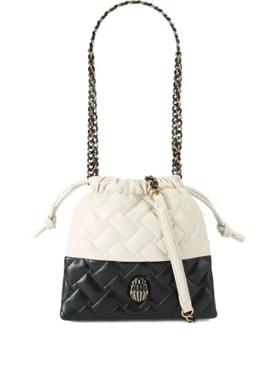 Kurt Geiger Kensington Quilted Chain-strap Shoulder Bag In White