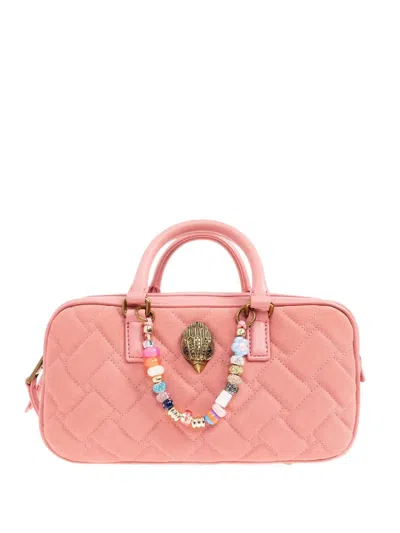 Kurt Geiger Kensington Quilted Handbag In Pink