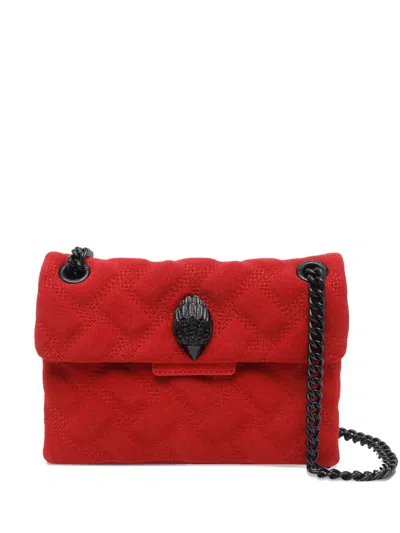 Kurt Geiger Kensington Quilted Leather Cross Body Bag In Red