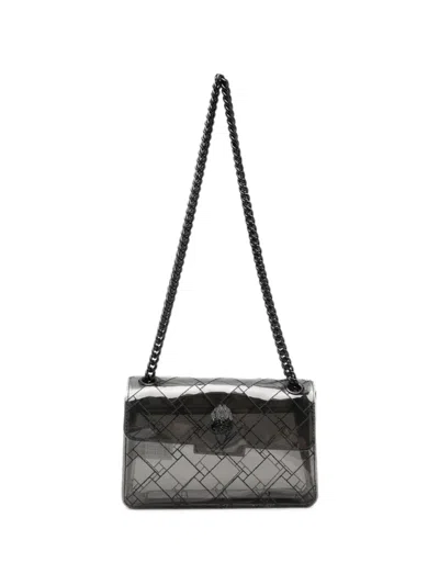Kurt Geiger Kensington Quilted Shoulder Bag In Gray