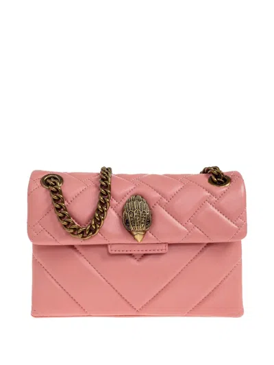 Kurt Geiger Kensington Quilted Shoulder Bag In Pink