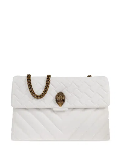 Kurt Geiger Kensington Shoulder Bag In White