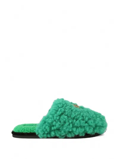 Kurt Geiger Kensington Slippers In Green