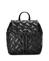 Kurt Geiger London Small Kensington Drench Quilted Leather Backpack In Black