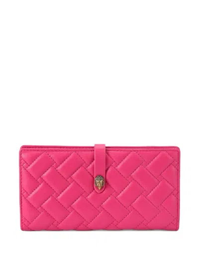Kurt Geiger Kensington Soft Wallet In Pink