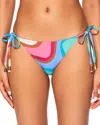 Kurt Geiger Kensington String Bikini Bottom In Medium Brown