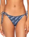 Kurt Geiger Kensington String Bikini Bottom In Navy