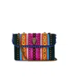 Kurt Geiger Kensington Studs Multicolored Crossbody Bag In Multi