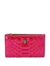 Kurt Geiger London Kensington Quilted Leather Bifold Wallet In Pink