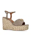 Kurt Geiger Kensington 105 Espadrille In Beige