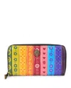 Kurt Geiger London Kensington Leather Zip Around Wallet In Multi