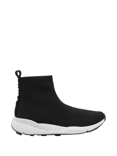 Kurt Geiger Knit Sock Sneakers In Black