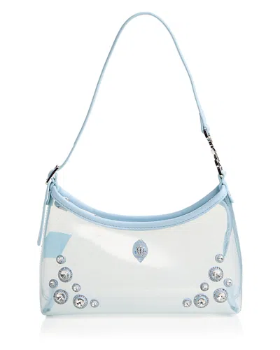 Kurt Geiger Kurt Sling Embellished Shoulder Bag In Blue