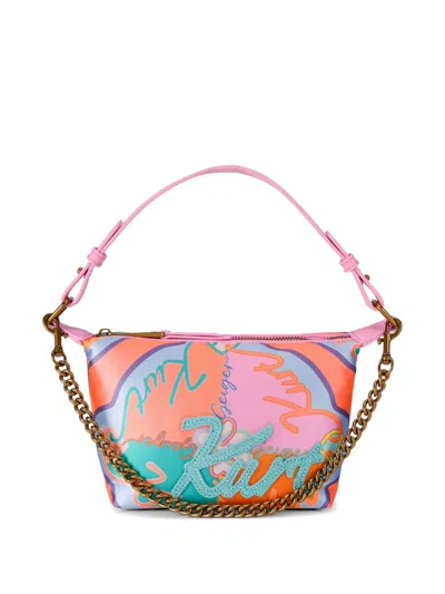 Kurt Geiger Kurt Soft Printed Chain-strap Shoulder Bag In Multi
