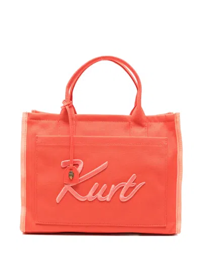 Kurt Geiger Kurt Tote Bag In Orange