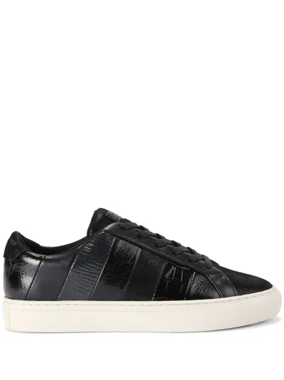 Kurt Geiger Lane Stripe Sneakers In Black