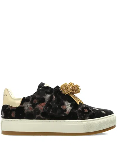 Kurt Geiger Laney Bow Detail Sneakers In Multi