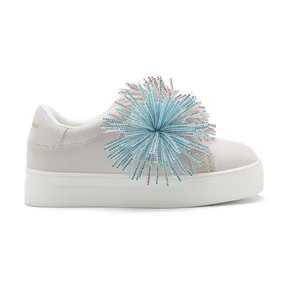 Kurt Geiger Laney Fringe Sneaker  - Big Kid In Gray