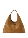 Kurt Geiger Large Chelsea Crystal-embellishment Tote Bag In Brown