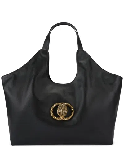 Kurt Geiger Large Chelsea Eagle-embellishment Tote Bag In Black