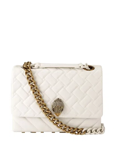 Kurt Geiger Large Kensington Cross Body Bag In White