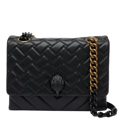 Kurt Geiger Large Kensington Crossbody Bag In Black