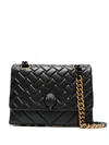 Kurt Geiger Large Kensington Quilted Shoulder Bag In Black