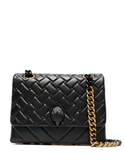 Kurt Geiger Large Kensington Quilted Shoulder Bag In Black