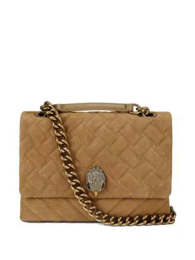 Kurt Geiger Large Kensington Shoulder Bag In Brown
