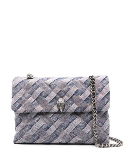 Kurt Geiger Large Kensington Shoulder Bag In Pink