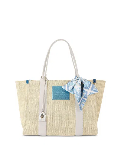 Kurt Geiger Large Southbank Shopper Tote In Open Beige