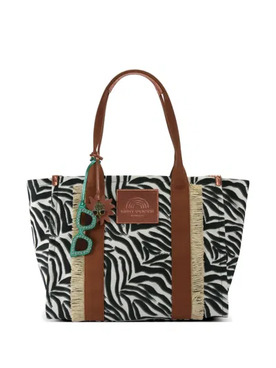 Kurt Geiger Large Southbank Tote Bag In Brown
