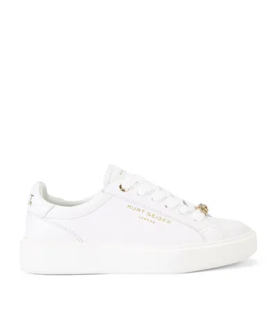 Kurt Geiger Leather Albion Sneakers In White