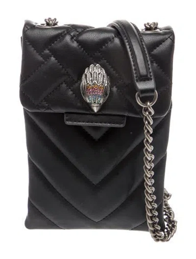 Pre-owned Kurt Geiger Leather Backpack In Black