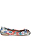 Kurt Geiger Leather Ballet Flats In Multi
