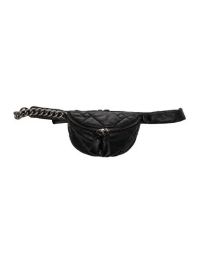 Pre-owned Kurt Geiger Leather Belt Bag In Black