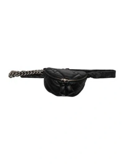 Pre-owned Kurt Geiger Leather Belt Bag In Black