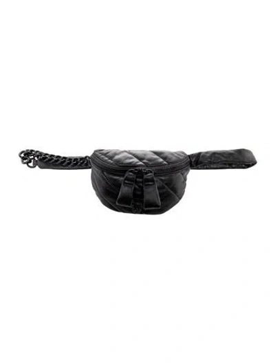 Pre-owned Kurt Geiger Leather Belt Bag In Black
