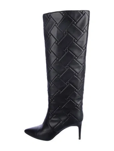 Pre-owned Kurt Geiger Leather Boots In Black/blue
